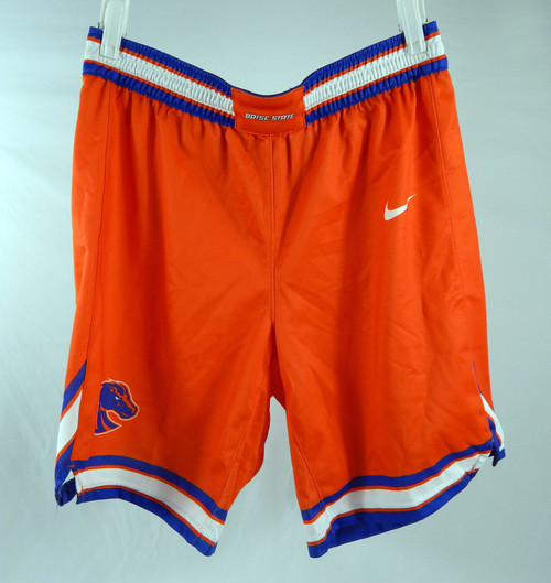 2020-21 Boise State Broncos #12 Game Used Orange Shorts Mens Basketball L 300