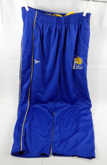 2004-05 Indiana Pacers Fred Jones #20 Game Used Blue Warm Up Pants Hardwood 2