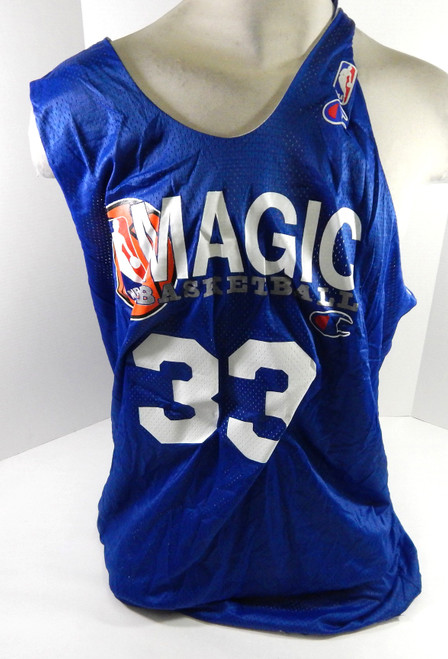 1990s Orlando Magic #33 Game Issued Blue Practice Jersey 4XL DP61623