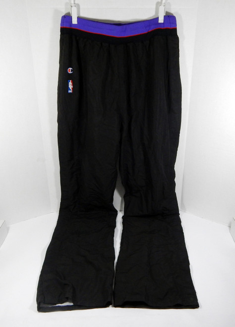 1996-97 Toronto Raptors Game Used Black Pants 44 DP56987