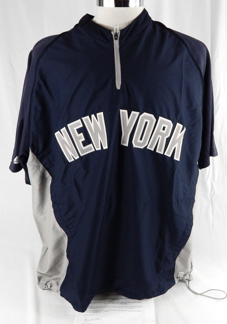 2013 New York Yankees Mark Reynolds #39 Game Issued Navy Pullover Jacket XL 20
