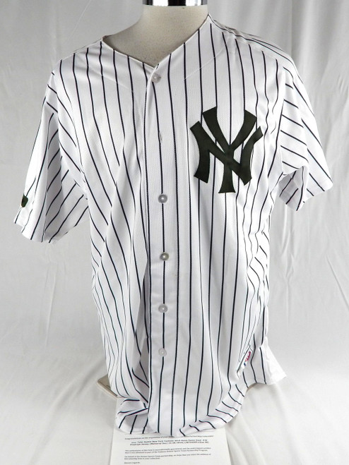 2018 New York Yankees Tyler Austin #26 Game Used White Jersey Memorial Day 48 48