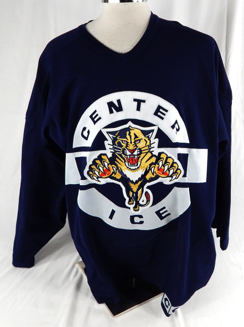 Late 1990s Florida Panthers Craig Fergunson #54 Game Used Navy Practice Jersey 8