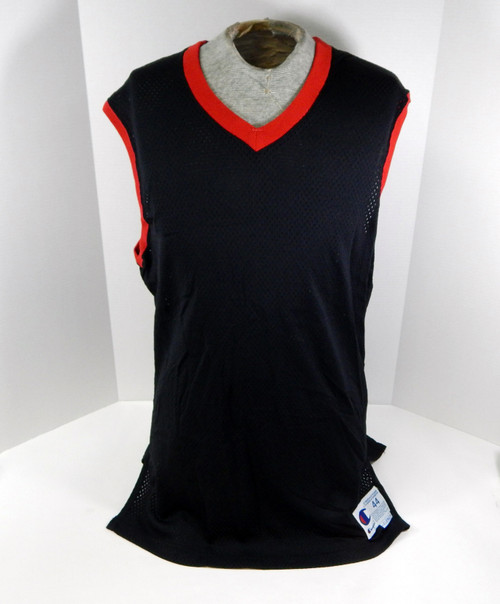 Philadelphia 76ers Blank Game Issued Black Jersey 44 DP50724