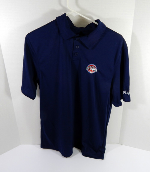 2016 Detroit Pistons # Team Issued Navy Polo Shirt Playoffs S DP45612