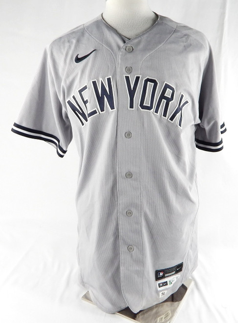 2022 New York Yankees Travis Chapman #75 Game Issued Pos Used Grey Jersey 46 338