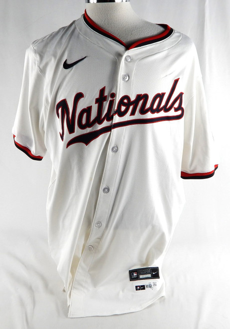 2024 Washington Nationals James Frisbie #86 Game Issued Pos Used White Jersey 3
