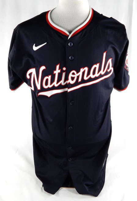 2024 Washington Nationals Derek Law #58 Game Issued Navy Jersey 48 054