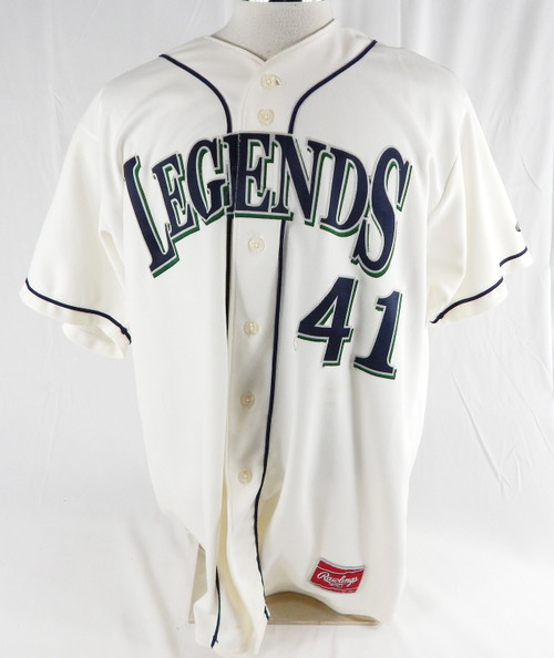2012 Lexington Legends Jonas Dufek #41 Game Used White Jersey 50 716