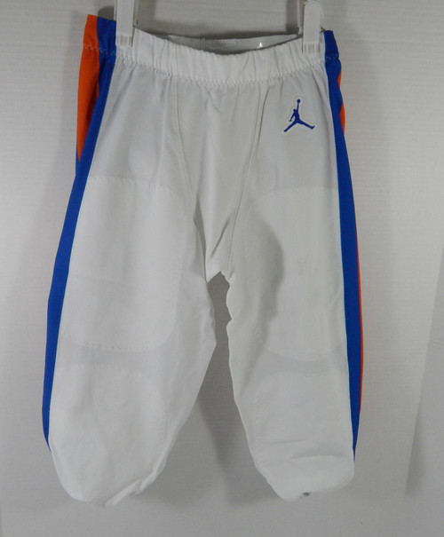 2020-21 Florida Gators #8 Game Used White Pants 1960s Throwback 28 DP53336