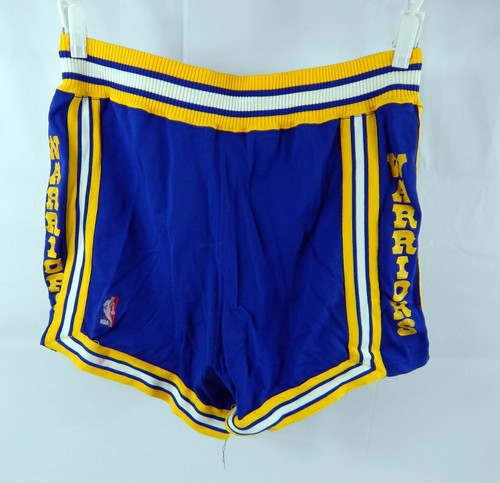 1987-88 Golden State Warriors Tellis Frank #32 Game Used Blue Shorts 38 494
