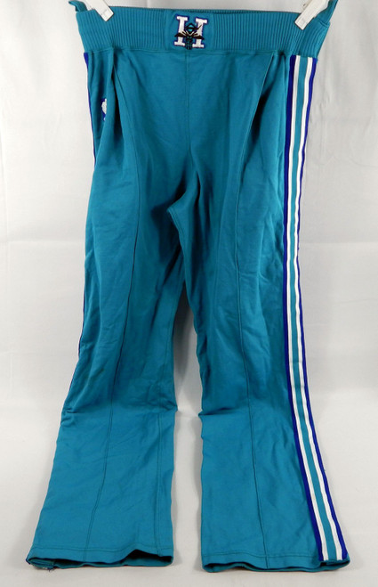 1989-90 Charlotte Hornets Michael Williams #24 Game Used Teal Warm Up Pants 36 9