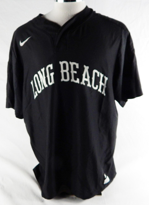2020 Long Beach State Dirtbags #4 Game Used Black Jersey Baseball XL 579