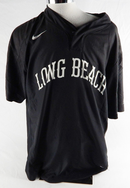 2019 Long Beach State Dirtbags #37 Game Used Black Jersey Baseball XL 585