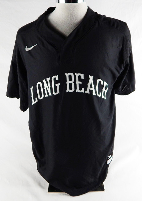 2019 Long Beach State Dirtbags #44 Game Used Black Jersey Baseball XL 593