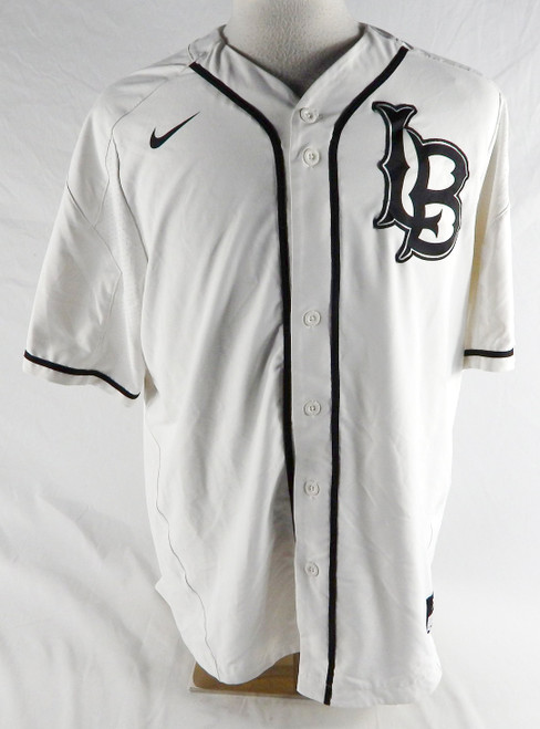 2019 Long Beach State Dirtbags #19 Game Used White Jersey Baseball XL 574