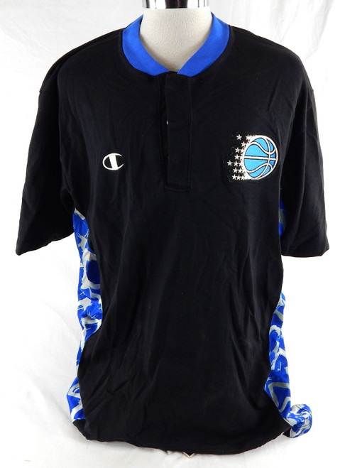 1990s Orlando Magic #2 3 Game Used Black Shooting Shirt XXL 804