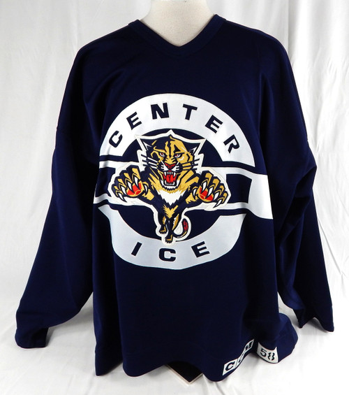 Late 1990s Florida Panthers Craig Fergunson #16 Game Used Navy Practice Jersey 6