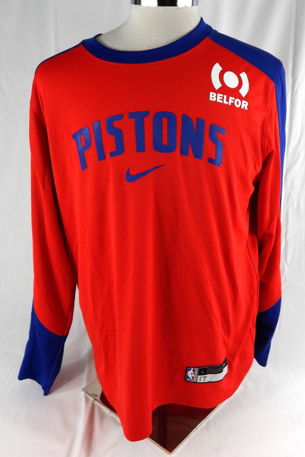 2024-25 Detroit Pistons Dennis Schroder #17 Game Used Red Shooting Shirt L 585