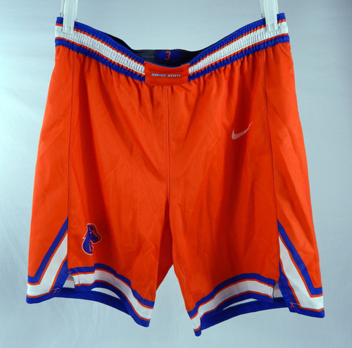 2020-21 Boise State Broncos #3 Game Used Orange Shorts Mens Basketball L 314