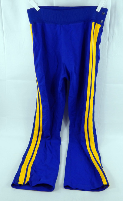 1980s Golden State Warriors #21 Game Used Blue Warm Up Pants 32 837