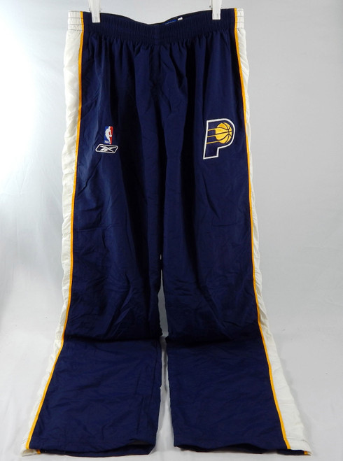 2002-06 Indiana Pacers Game Issued Blue Warm Up Pants 40 364