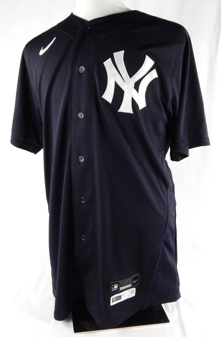 2022 New York Yankees #19 Game Issued Pos Used Navy Jersey BP ST 46 DP85326