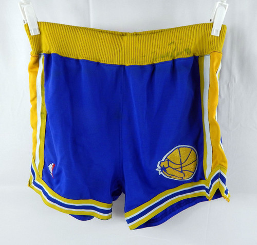 1988-89 Golden State Warriors Orlando Graham #44 Game Used Blue Shorts 38 895