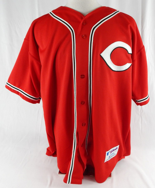 1990s Mens Cincinnati Reds Blank Authentic Red Jersey Russell 52 944
