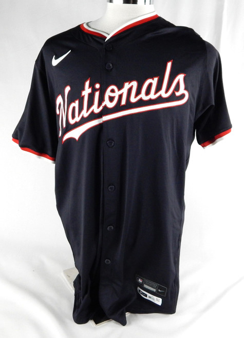 2024 Washington Nationals Thaddeus Ward #68 Game Issued Navy Jersey 44 691