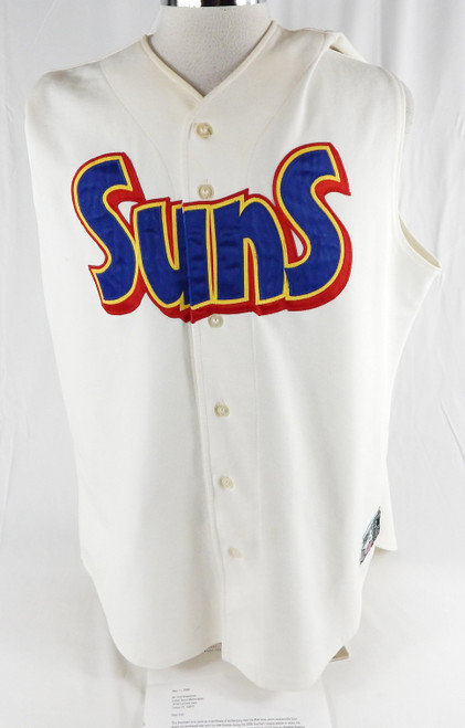 2005 Jacksonville Suns Joel Guzman #54 Game Used Signed White Jersey 52 747