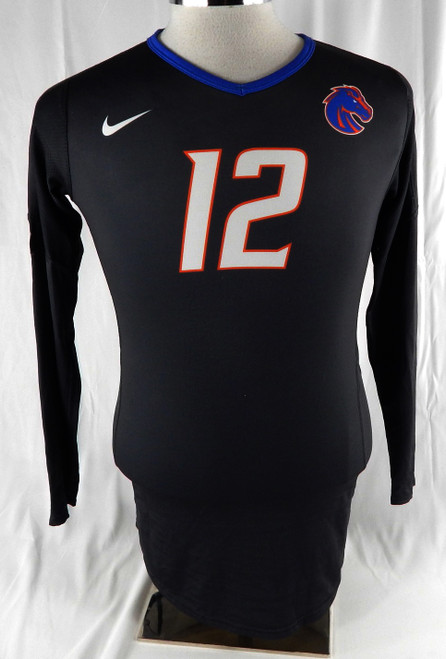 2014 Boise State Broncos #12 Game Used Black Jersey Volleyball M DP99088