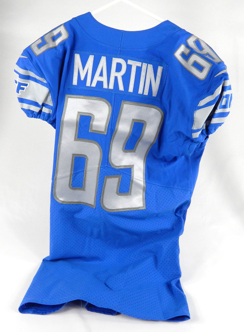2017 Detroit Lions Kareem Martin #69 Game Issued Blue Jersey 44 DP65560