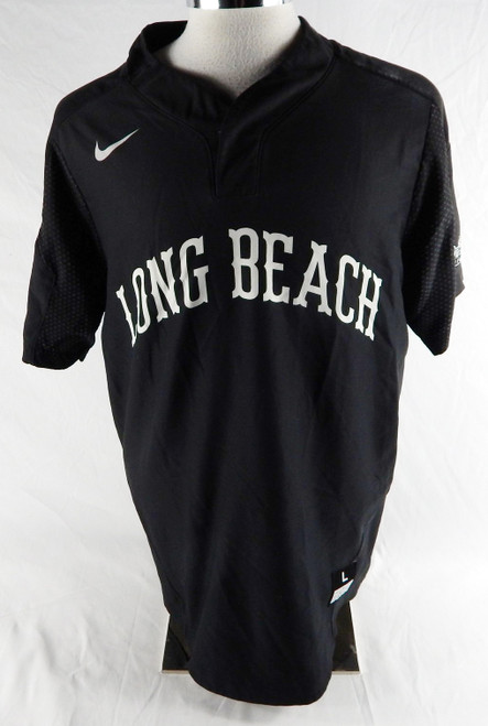 2019 Long Beach State Dirtbags #3 Game Used Black Jersey Baseball L 577