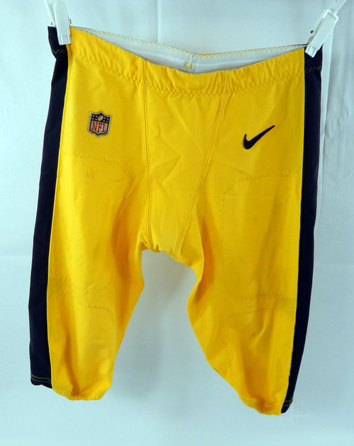 2017 Pittsburgh Steelers L.J. Fort #54 Game Used Yellow Pants 36 350