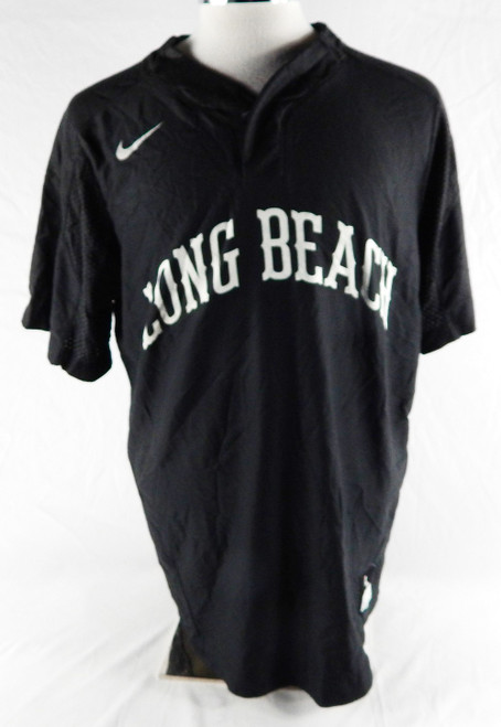 2019 Long Beach State Dirtbags #31 Game Used Black Jersey Baseball L 267