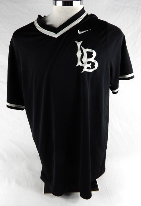 2021 Long Beach State Dirtbags #30 Game Used Black Jersey Baseball XL 671