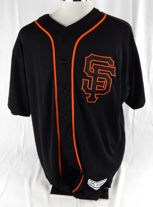 2000s Mens San Francisco Giants Blank AuthenticBlack Jersey Majestic 52 006