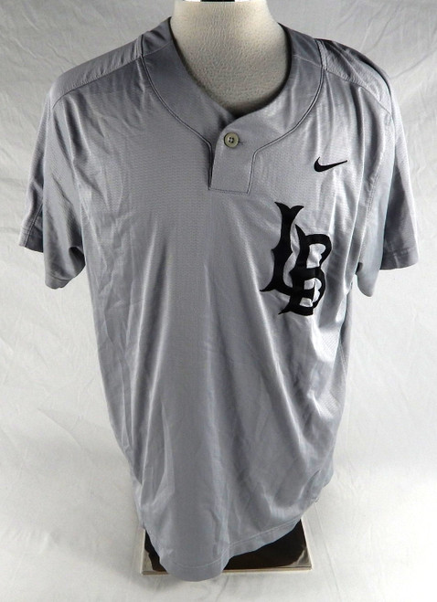 2021 Long Beach State Dirtbags #35 Game Used Grey Jersey Baseball XL 668