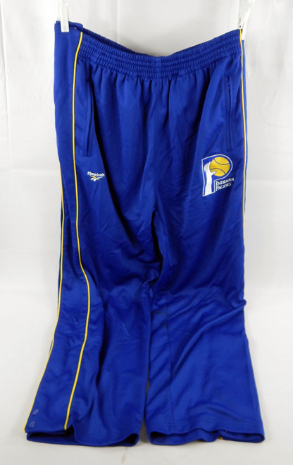 2004-05 Indiana Pacers James Jones #33 Game Used Blue Warm Up Pants Hardwood Classic 2XLT 824