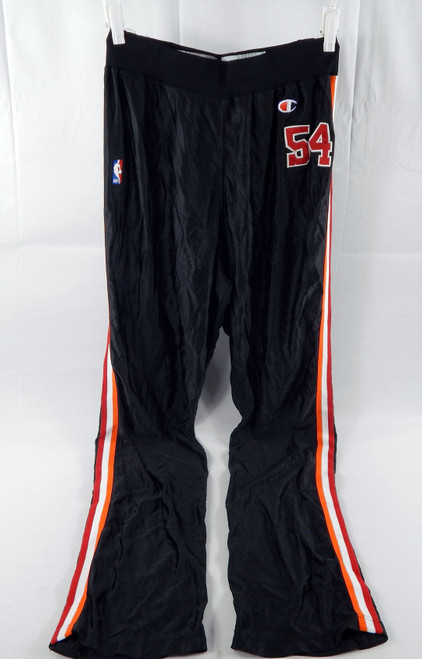 1994-95 Miami Heat Brad Lohaus #54 Game Used Black Warm Up Pants 36 114