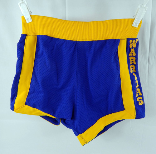 1980s Golden State Warriors Game Issued Blue Shorts 32 887