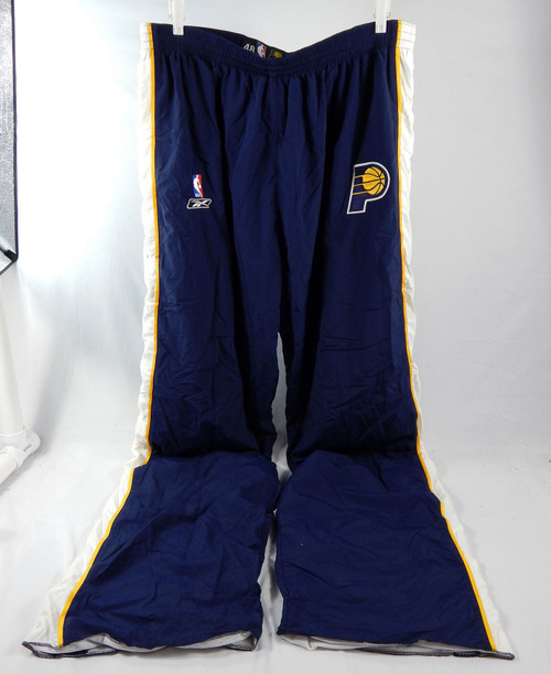 2002-06 Indiana Pacers Game Issued Blue Warm Up Pants 48 362