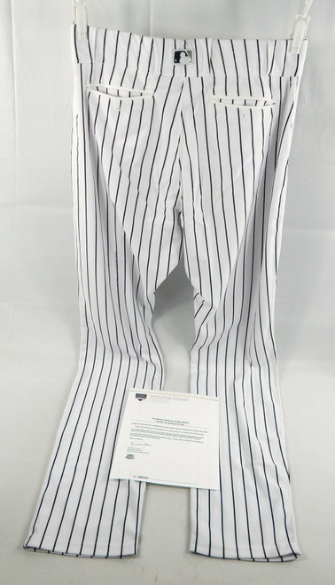 2017 New York Yankees Erik Kratz #36 Game Issued White Pants 38 737
