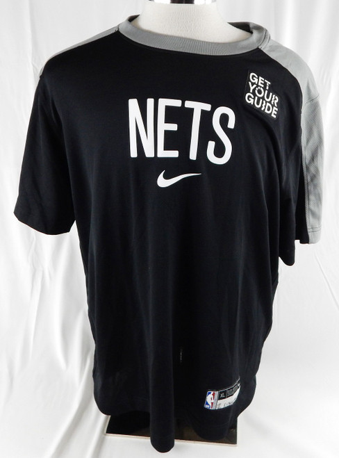 2024-25 Brooklyn Nets Tosan Evbuomwan #12 Game Used Black Shooting Shirt XL 126