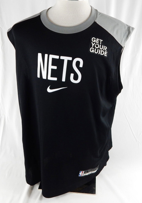 2024-25 Brooklyn Nets Jalen Wilson #22 Game Used Black Tank Top Shirt XL 140