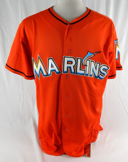 2012-17 Miami Marlins White #72 Game Used Orange Jersey 46 062
