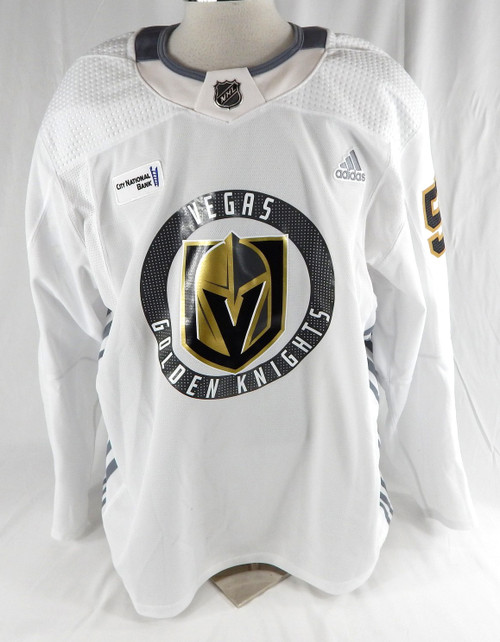2020 Vegas Golden Knights #56 Game Used White Practice Jersey DC NP Rem 56 480