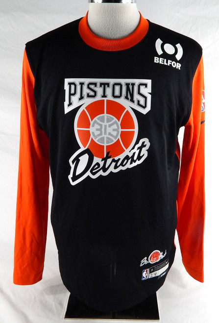 2024-25 Detroit Pistons Daniss Jenkins #24 Game Used Shooting Shirt Bad Boys M 5
