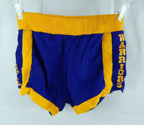 1980s Golden State Warriors Game Issued Blue Shorts 34 147